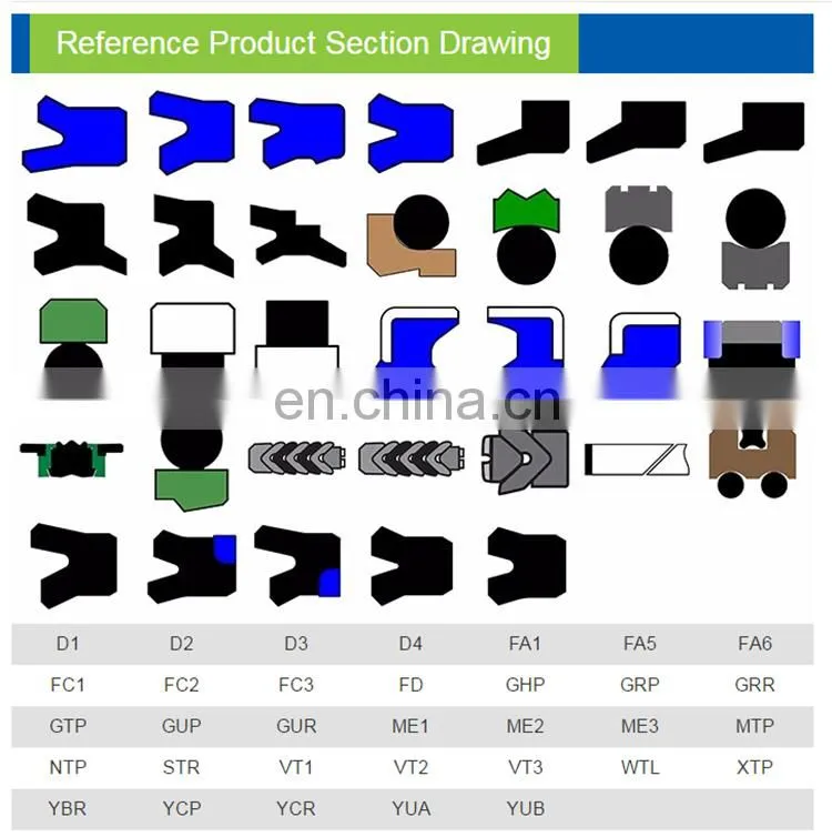 Hydraulic Cylinder Oil Seal Dust Wiper Ring Elevator Wiper Dust Seal DKB DKBI UN USH KDAS