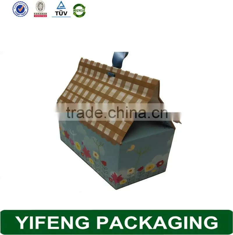 House shape Happy Wedding Cute Paper Candy Gift Boxes
