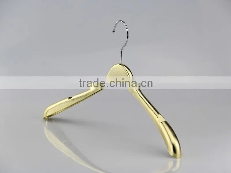 hot sale electronic plated hanger with rose gold hook for lady