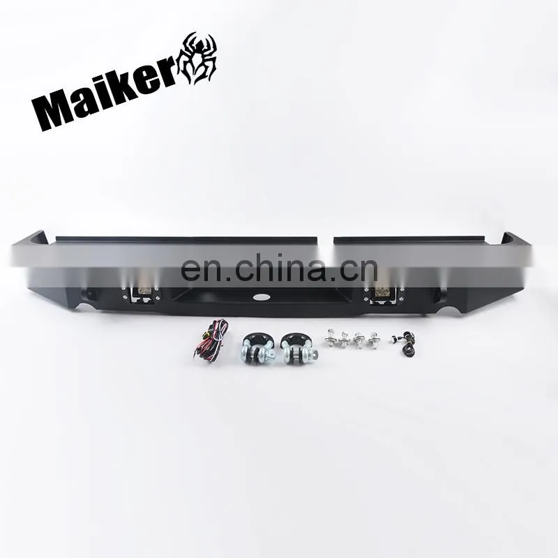 Steel Rear Bumper for Dodge Ram 1500 13-16 4x4 Accessory Maiker Manufacturer Black Bumper