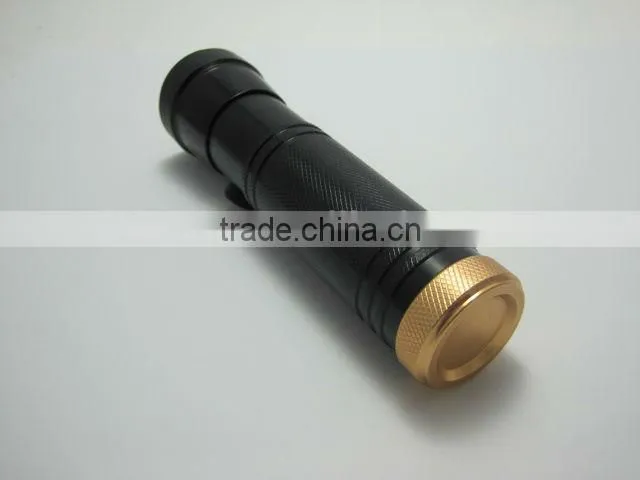 Aluminum 9 led new design mini torch light