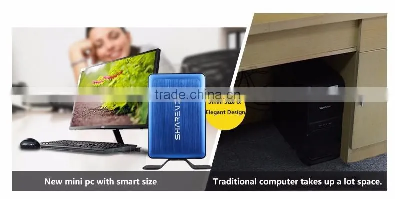 Embedded wifi module mini pc for virtualization thin pc brand new port 1080p for gaming and movie
