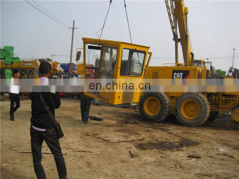 USA original CAT 12H motor grader loading, Caterpillar 12H load to Nigeria, Loading service for CAT 12H