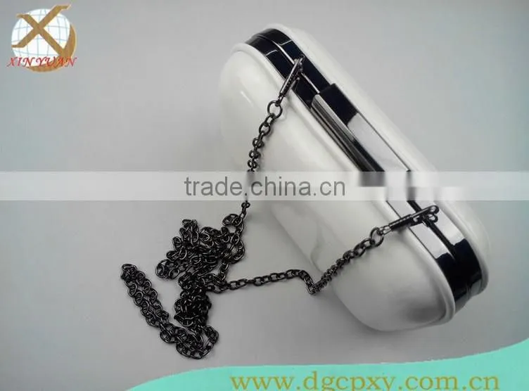 New fashion !Wholesales cheap fashion white minaudiere clutch bags