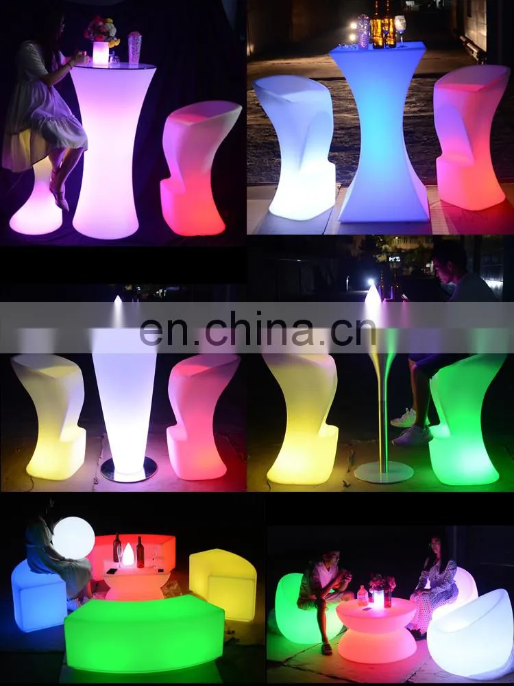 color changing led straight bar design led mobile bar portable cocktail waterproof led bar counter