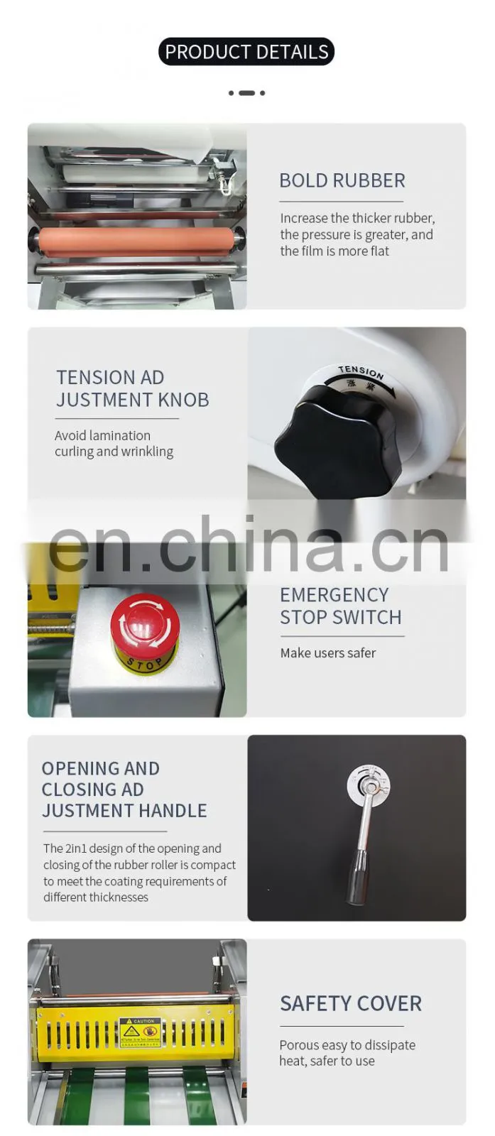 Hot Sale Automatic Conveyor Belt Feeding Hot Laminating Machine With Anti-Curling Function