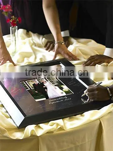 2011 newly digital coloring wedding guest book