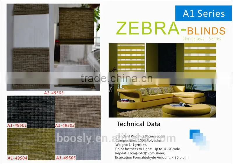Koreas fabric roller blinds/manual korea roller shade