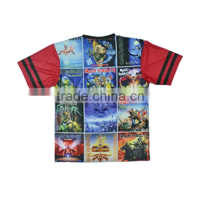 2015 fashion design Breathable outdoor shirts custom sports team t shirts