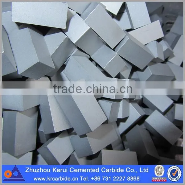Sintered tungsten carbide rectangular strips solid carbide rectangular blank from Zhuzhou Kerui