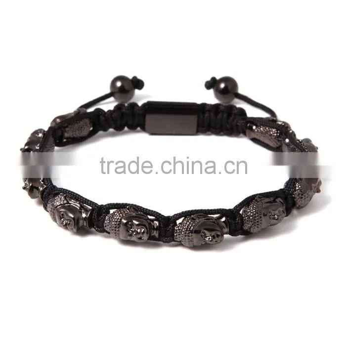 2016 Top Sales& High Quality 18K Gold Plated Bangles Buddha Head Bracelet Jewellery