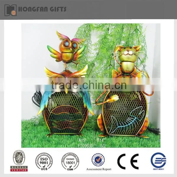 Hotsale garden outdoor metal iron garden fan