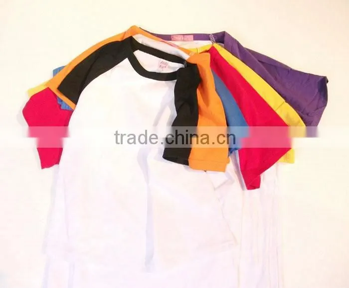 Fashion sublimation Pure cotton sulfur t-shirts,DIY T-shirt,100% cotton T-shirt 6 colour can choose