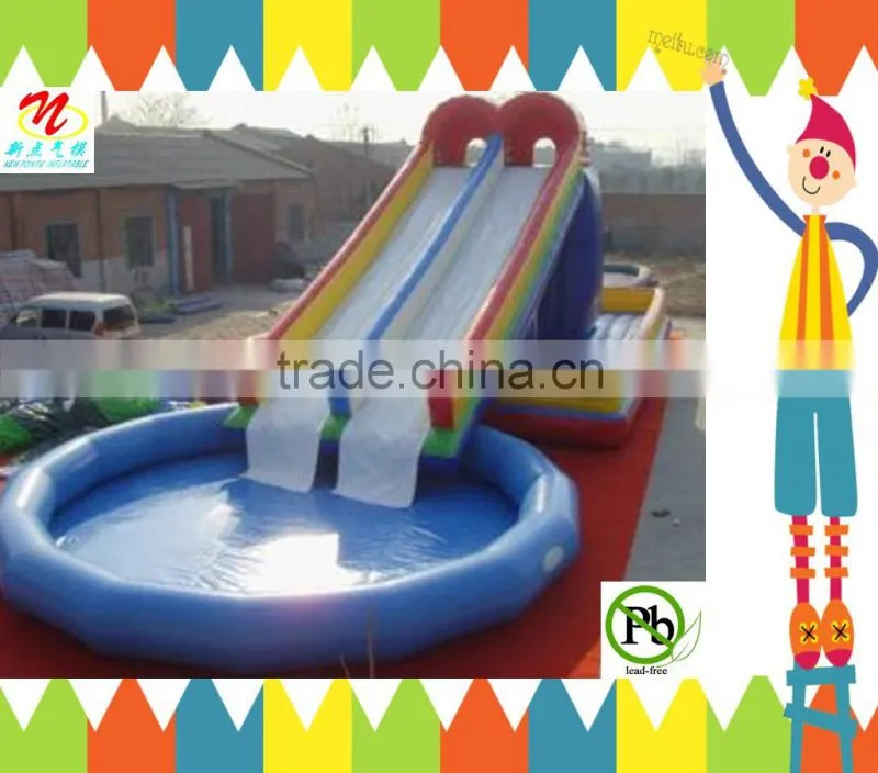 Play sets and playground equipment inflatable pool water slides
