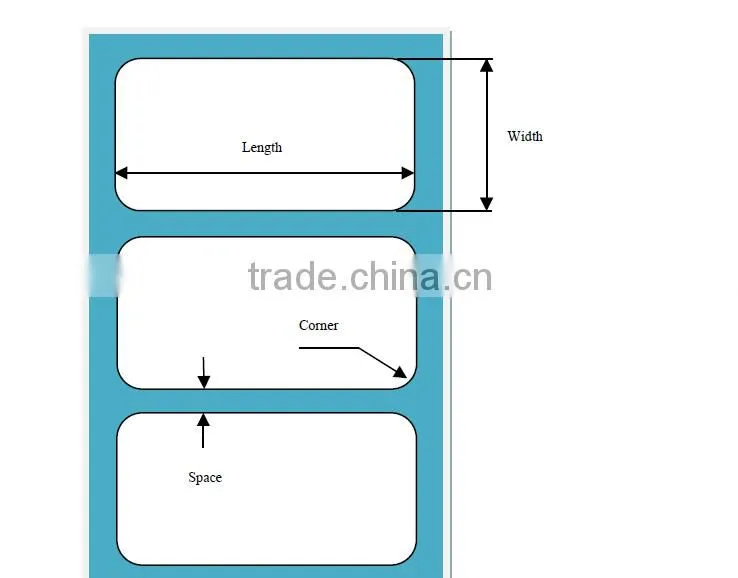 top self adhesive dymo label roll