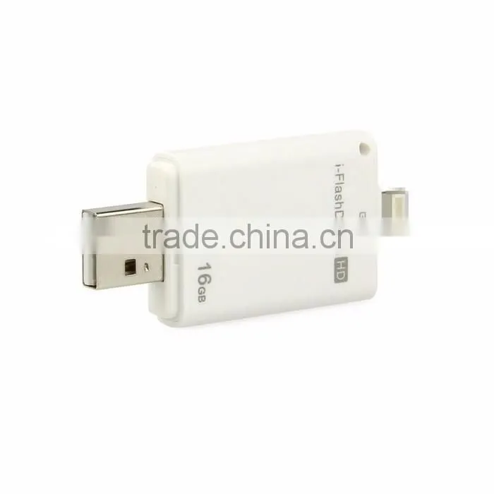 4GB-128GB Plastic OTG USB Flash Drives For Iphone