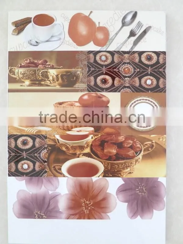 Full HD Picture Inkjet Ceramic Tiles Border for Kitchen Fruit