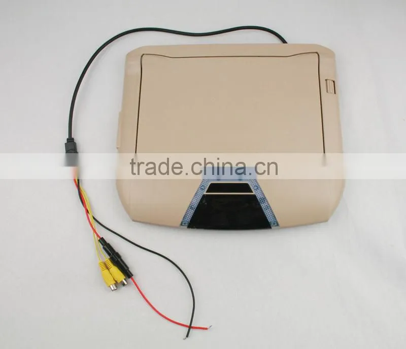 2014 super thin 9" roof mounted car monitor