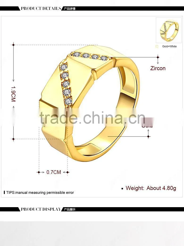 China supplier imitation brass women jewelry accessory ring