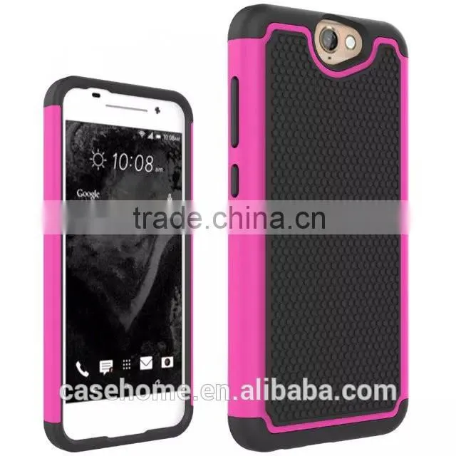 Silicon+PC 2 in 1 Kickstand Hybrid Case For HTC One M8