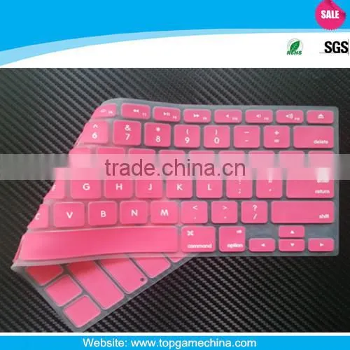 Color Silicone keyboard protector For Macbook air 13" 15"
