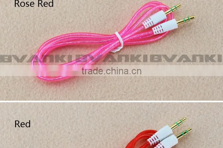 new products 2016 Car AUX Stereo Jack 3.5MM Audio Cable For Sale