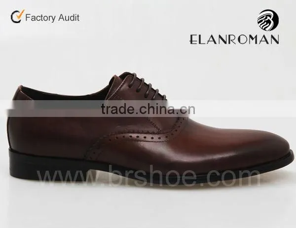Men footwear in dress shoes style and genuine leather