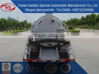 Dongfeng mini sewage suction truck small fecal tank truck self cleaning tanker