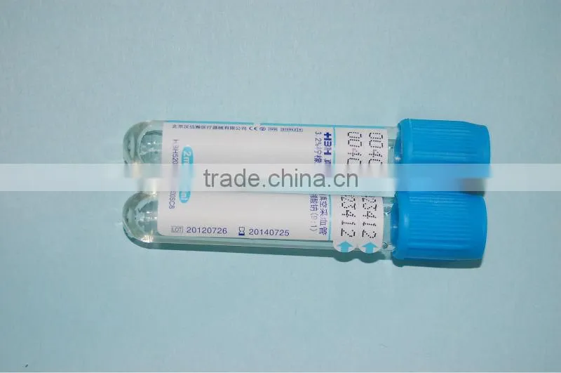 Disposable Vacuum Blood Collection Tube - PT Tube