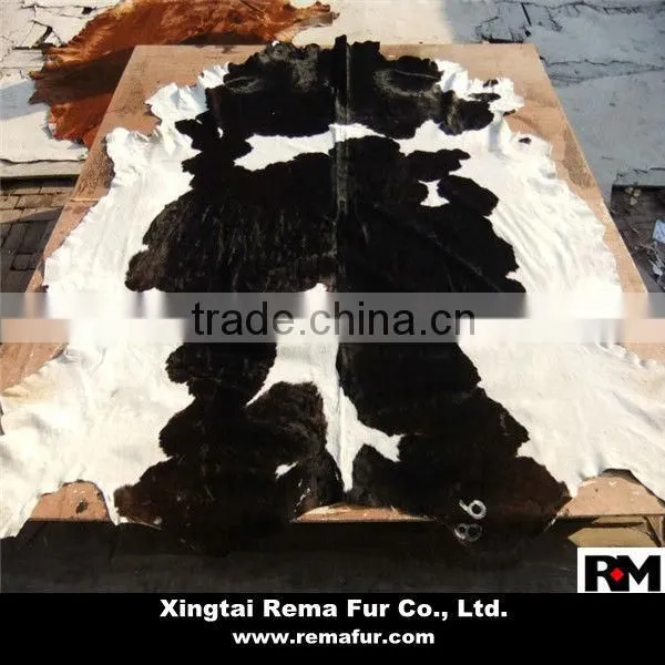 factory wholesale cow skin rug in high quality
