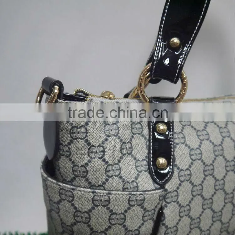 Alibaba China Wholesale Top Quality Genuine Leather Famous Brand Handbag
