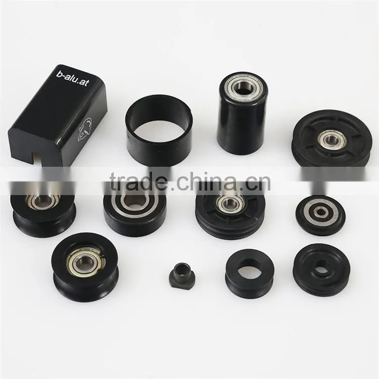 Customized material slide roller plastic mc nylon crane sheave pulley as your drawings