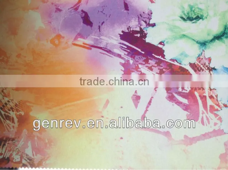poly stretch cdc digital print fabric