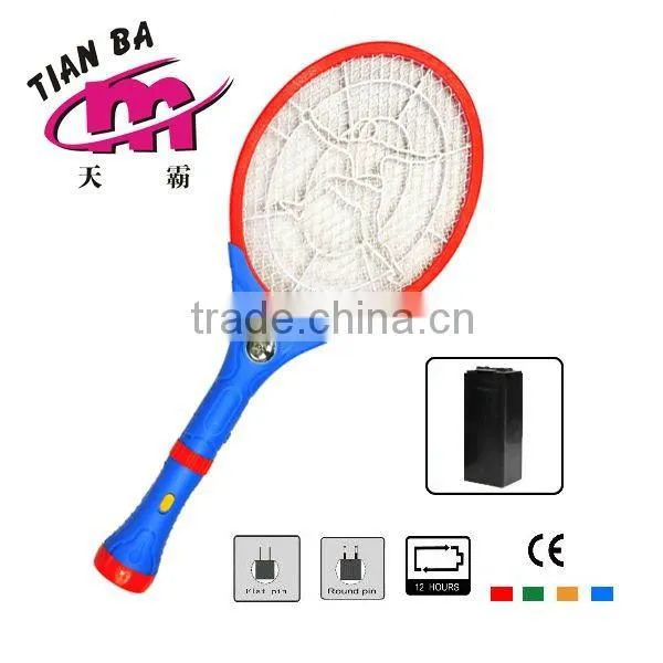 multifunction mosquito swatter 7 LED torch