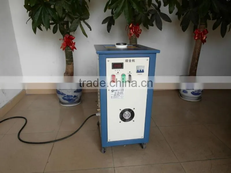 mini gold and silver smelting machine