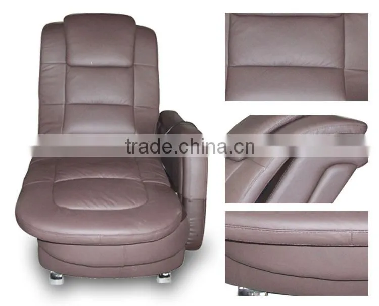 genuine pu leather sofa european recliner chair