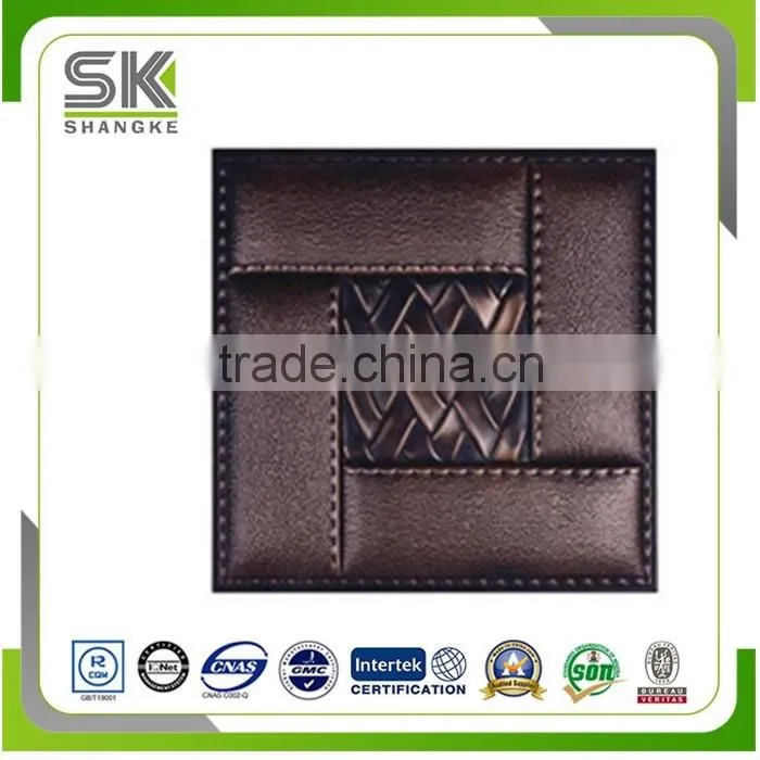 3D Leather wall panel