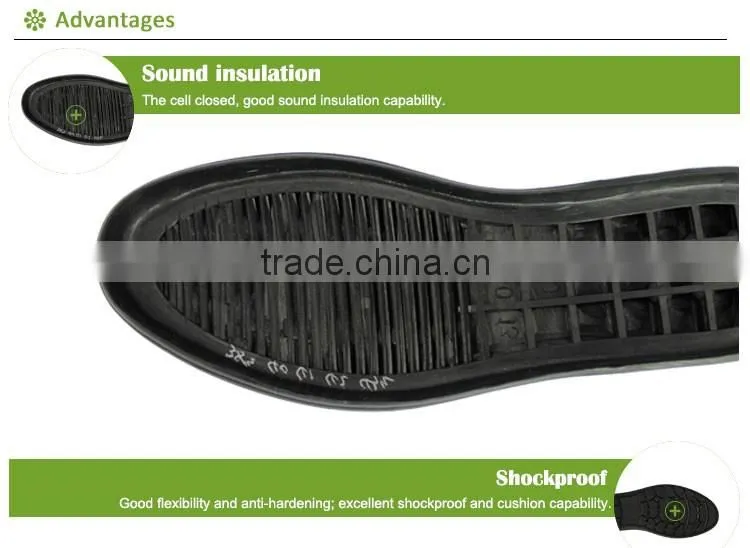 Rubber compound Material and Ladies sole