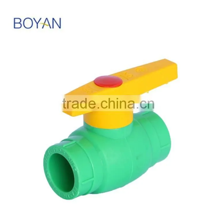 China supplier PPR FITTING PLASTIC BALL VALVE