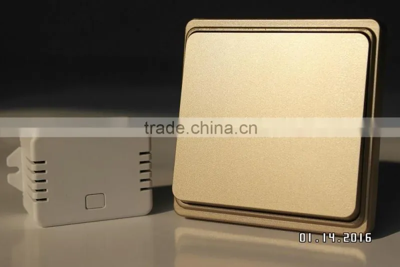 self-powered wireless wall switch manufacturer supply high- end wireless wall switch working range 50 meters wireless switch