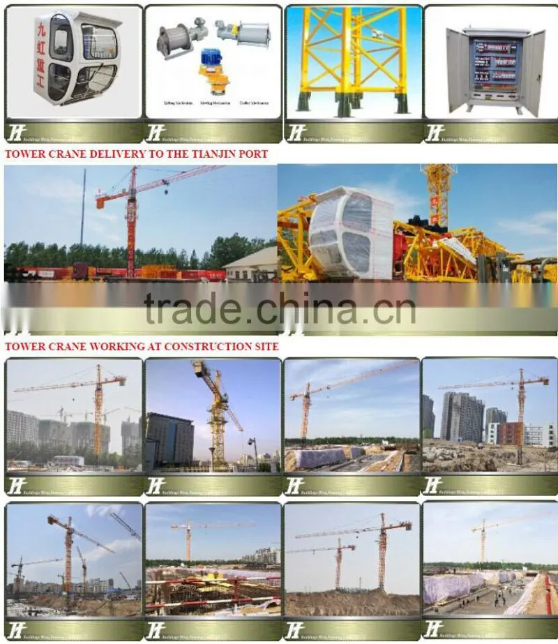 Hot Sale Qtz63 5010 Tower Crane For Sale Ce Approved Good Quality