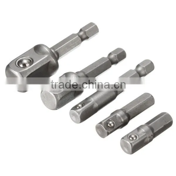 Hex Power Drill Bit Driver Socket Bar Wrench Adapter Extension 1/4" 3/8" 1/2"