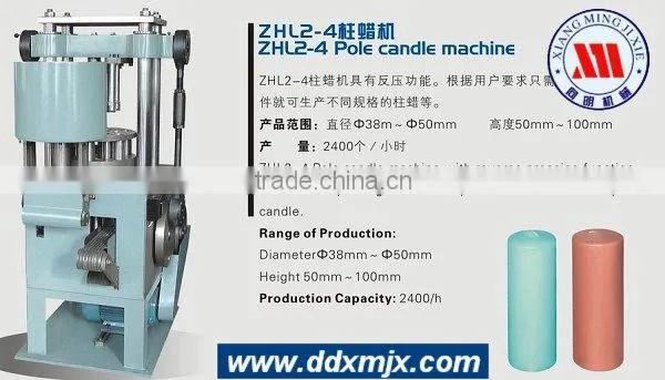 Pillar candle machine