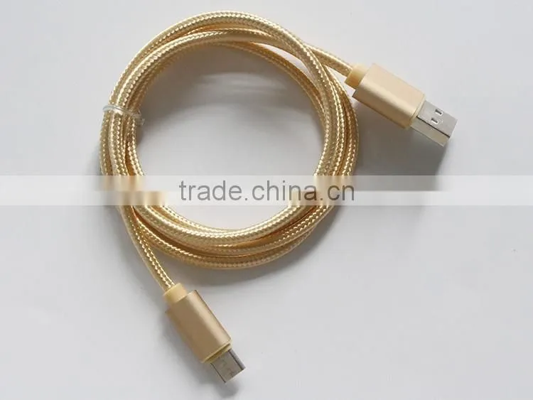low price high quality braided Type C cable