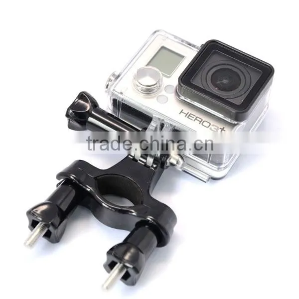 Bike Handlebar Roll Bar Seatpost Pole Mount Holder Handlebar Mount for GoPro Hero 4/3+/3