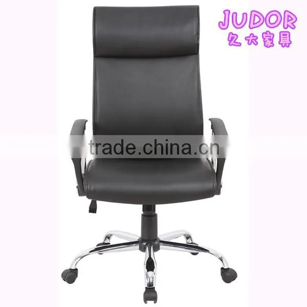 Elegant simple style Black PU leather manager chair