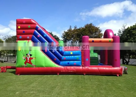 small carnival combo colorful inflatable bouncy slide for children