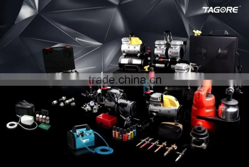 TG218K-01 nail art design tool beauty mini basic airbrush compressor with airbrush