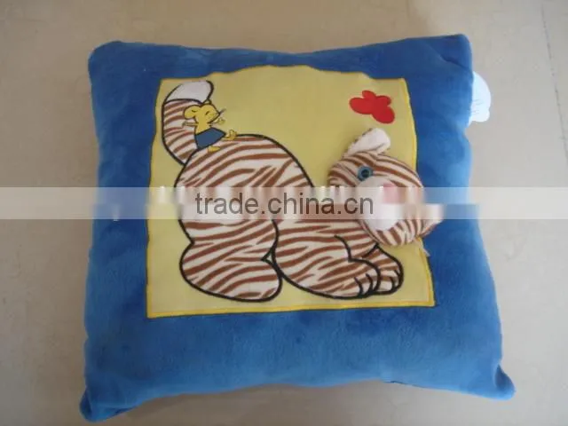 Fashion Soft Plush Cushion With Cute Animals, Cute Stuffed Cushion