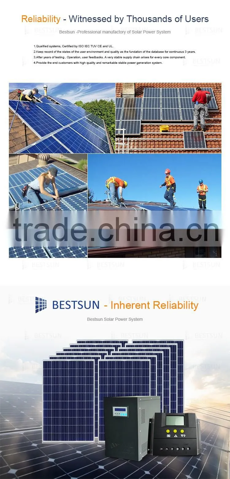 solar power generator DC to AC system solar power system 5000w